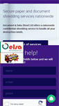 Mobile Screenshot of documentanddatashred.co.uk